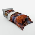 thumbnail image 3 of Ambesonne Nature Bedding Set 4 Pcs, Waterfall Autumn, Queen, Brown, 3 of 3