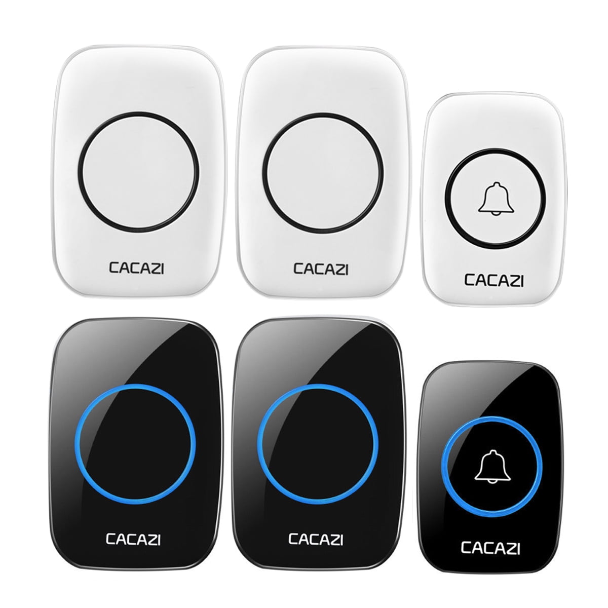 Portable Wireless Doorbell Kit Remote Button Operating at 1000 ft Range