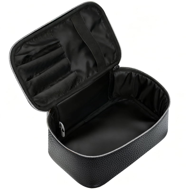 Cosmetic Bag Train Case, Black