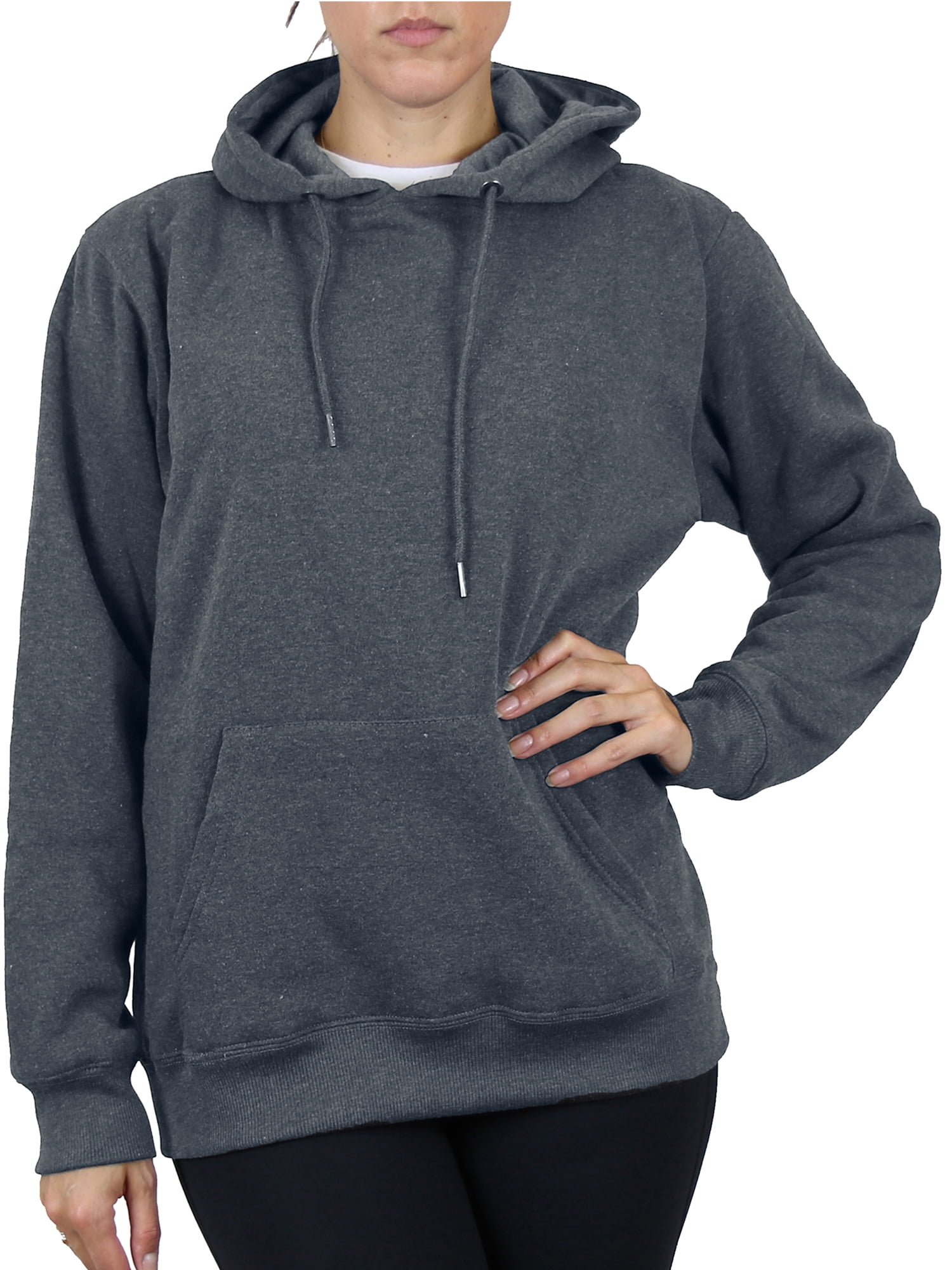 fleece lined pullover hoodie