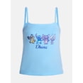 thumbnail image 5 of Disney Women's Stitch Embroidered Tank Top, Sizes XXS-XXL, 5 of 5