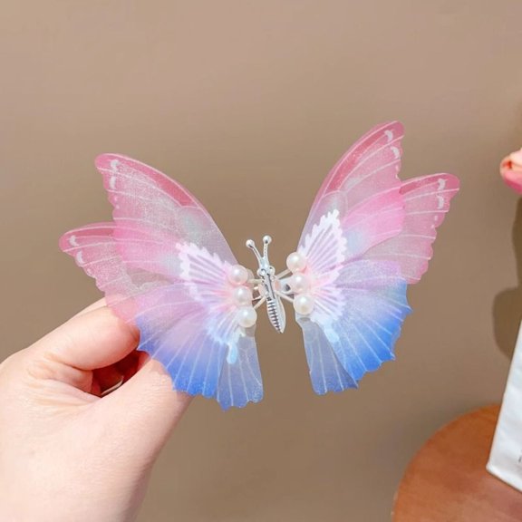 Moving Wings Hair Accessories Side Clip Shaking Wing Butterfly Hair Clips Kids Lovely Hairgrip Bowknot Barrettes Butterfly Hair Clip 4