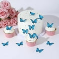 thumbnail image 3 of 48Pcs Edible Butterflies for Cake Decorating Wafer Paper Butterfly Cupcake Toppers Edible Cake Toppers for Wedding Birthday Party Cupcakes Decorations(Mix Color), 3 of 10