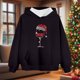 thumbnail image 4 of Cowsor Cute Hoodie for Teen Girls Trendy Bow Print Preppy Hooded Sweatshirts Kids Pullover Long Sleeve School Outfits, 4 of 6