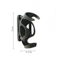 thumbnail image 5 of Aluminum Alloy Banana Holder for Bikes, Portable Cycling Accessory, Carries Bananas/Small Cups, Easy Installation, Black/Red, Energy Supplement on Rides, 5 of 5
