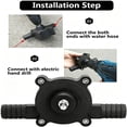 thumbnail image 7 of 1 Pack Self-Priming Water Transfer Pump Powered by Hand Electric Drill, Portable Household Drill Pump for Water Transfer & Well Pumping, 7 of 7