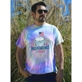 thumbnail image 2 of Independence Day Burger Tie Dye Spiral Men -Image by Shutterstock, Male XX-Large, 2 of 4