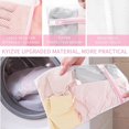 thumbnail image 3 of 2 mesh laundry bags, reusable laundry bags with zipper, 50x60 cm laundry bags, 3 of 5