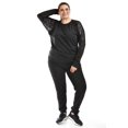 thumbnail image 2 of Conjunto de pants con lentejuela Roman Fashion /Tallas Extras, 8049 (Negro) negro 42, 2 of 7