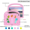 thumbnail image 6 of Dteck Crossbody Strap Kids Case for iPad 10th Generation 10.9 inch 2022,iPad 11-inch (A16) 2025 Cute EVA Hand Grip Case Shockproof Kickstand Cover with Shoulder Strap,Pink, 6 of 6