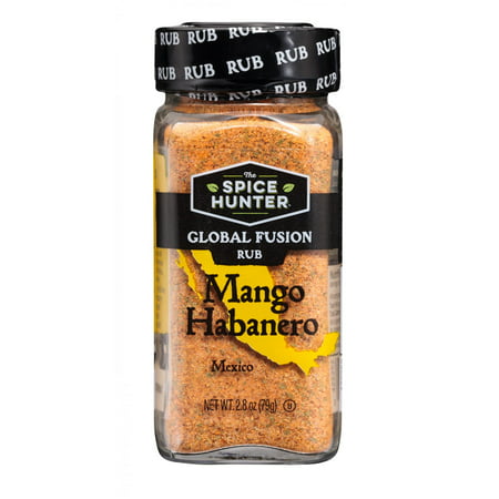 The Spice Hunter Mango Habanero Global Fusion Rub, 2.8 oz. (The Best Rib Rub)