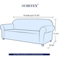 thumbnail image 3 of Subrtex Housse de Canapé Extensible 1 Pce Antidérapante, Motif à Grille Texturée, 3 of 6