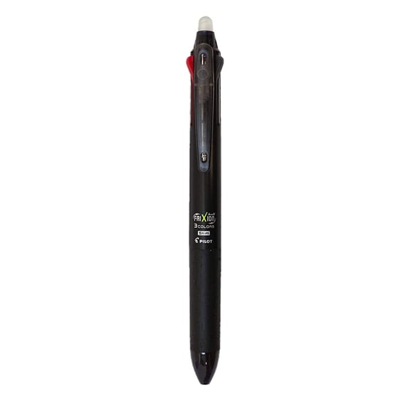 Nauwgezet Bekwaamheid Pef Pilot FriXion Ball Premium Erasable Pen, Extra Fine, 0.5mm, Black Barrel, 3  Colors (Black, Blue, Red) + 3 Bonus Refills - Walmart.com