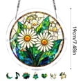 thumbnail image 2 of Acrylic Jigsaw Puzzle Suncatcher, Suncatcher Puzzle, 83 Pieces Acrylic Puzzle Window Hanging, Colorful Stained Glass Acrylic Sun Catcher Decor, for Women Mom, 2 of 6