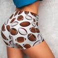 thumbnail image 6 of Seamless Workout Shorts Women - football AB Biker Gym Running Yoga Spandex Shorts for Women, 6 of 7
