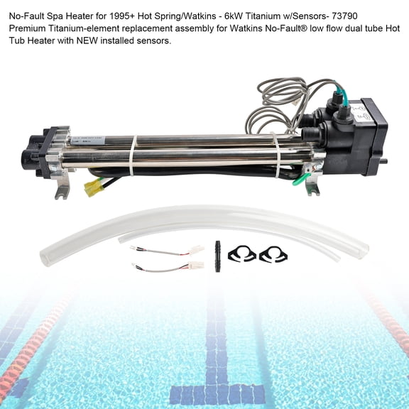 No-Fault Titanium Spa Heater for Hot Spring/Watkins/Caldera/Tiger River 73790-6KW