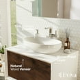 thumbnail image 3 of Eviva Santa Monica 36" Rosewood Wall Mount Bathroom Vanity w/ Solid Surface Sink, 3 of 7