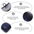 thumbnail image 3 of Houderco Bolsa De Viaje Marino Para Cosméticos Con Plegable Y Organizador Funcional, 3 of 7