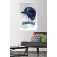 thumbnail image 2 of MLB Seattle Mariners - Drip Helmet 22 Wall Poster with Magnetic Frame, 22.375" x 34", 2 of 5