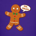 thumbnail image 3 of CafePress - Oh Snap Gingerbread Man Kids Dark T Shirt - Dark T-Shirt Kids XS-XL, 3 of 4