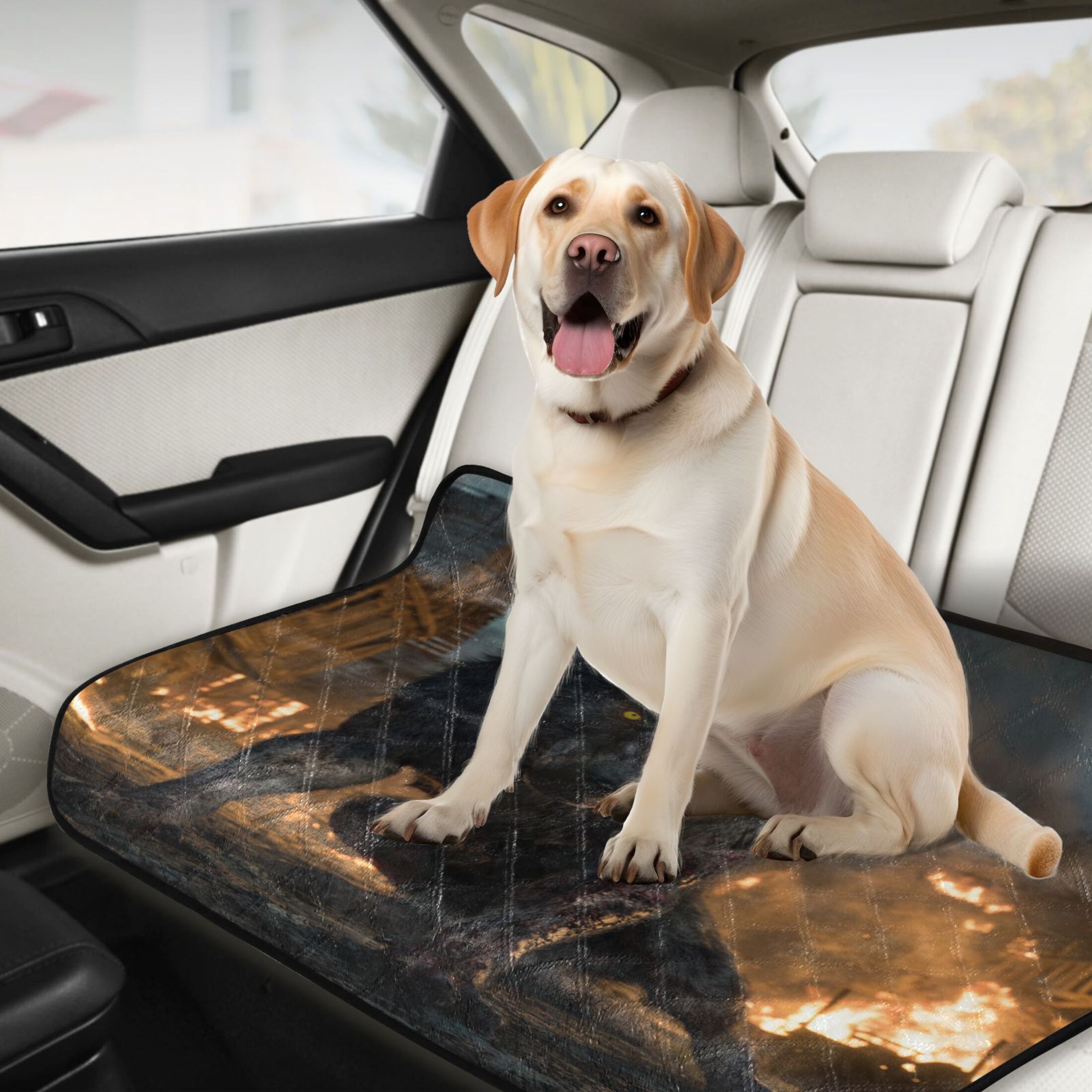IAUYY Washable Pee Pads for Dogs Medium+Large Absorbent and Leak-Proof Non-Slip Reusable Puppy Pee Pads for Dogs Applicable to Playpen Potty Crate Werewolf