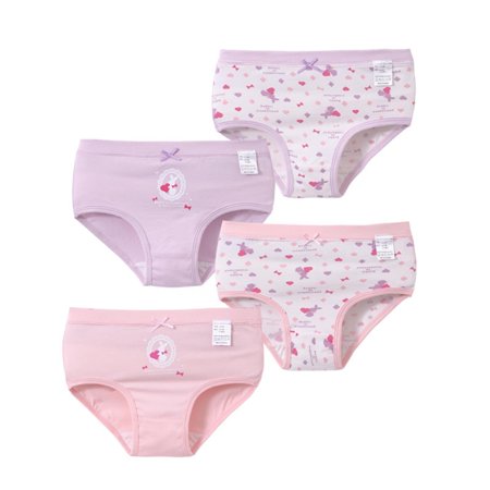 

SUANMAY Fashion Panties Children s underwear cotton girls triangle underwear four pack G 130