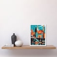 thumbnail image 2 of Liverpool Royal Albert Dock Waterfront Cityscape Artwork Framed Wall Art Print A4, 2 of 4