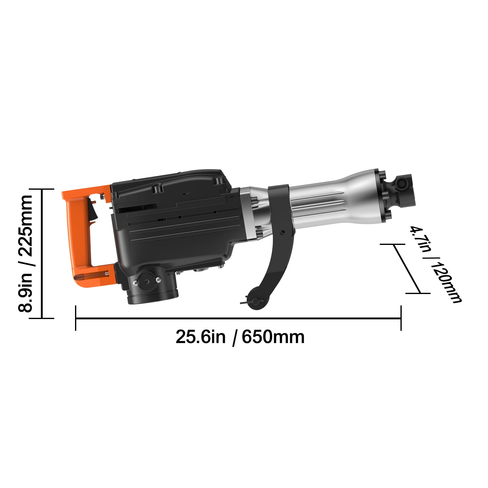 BENTISM Demolition Jack Hammer Concrete Breaker 2200W Electric Hammer 4 Chisel Bits
