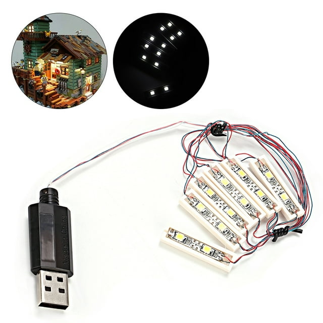 Looking DIY LED Light, USB Charging Strip Light, ABS Universal Strip Light, Shining Decoration For Home Decor Toy