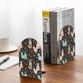 thumbnail image 5 of Picia Rabbit Is Eating Carrots Pattern Wood Bookends for Shelves,Non-slip Bookends, Heavy Duty Wooden Bookend Support,1 Pair, 5 of 8