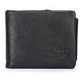 thumbnail image 2 of Contactos de piel auténtica Wallet Knight con tres pliegues para hombre, 2 of 6
