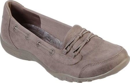 skechers breathe easy taupe