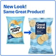 thumbnail image 2 of Great Value Lightly Salted Wavy Potato Chips, 7.5 oz, 2 of 10