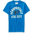 thumbnail image 1 of Aeropostale Hombre 87 Athl. Camiseta con adornos del departamento, azul, extragrande Aeropostale Camiseta adornada, 1 of 2