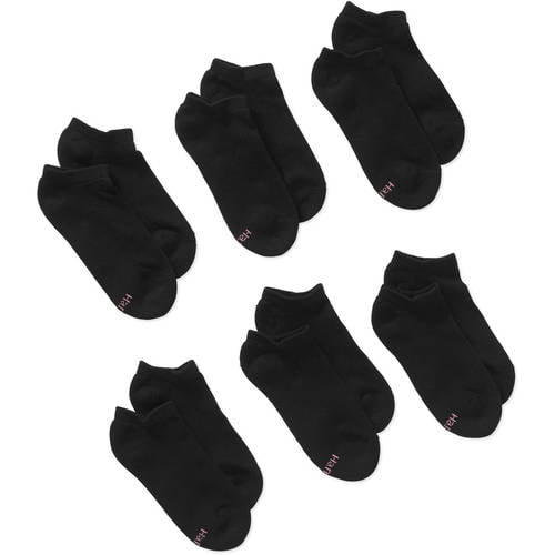 Hanes Women's Comfortblend No Show Socks, 6 Pack - Walmart.com