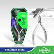Nghia Stainless Steel Cuticle Nippers D-01 16 Jaw