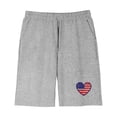 thumbnail image 5 of ITSAME Girls Outfit Sets Patriotic Print Cotton T-Shirt and Shorts 4th of July Casual Clothes 2-Piece Gray Size 9, 5 of 9