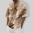 thumbnail image 2 of Summer Men's Popular T-shirt Printed Round Neck Short Sleeve T-shirt L, 2 of 5