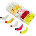 thumbnail image 3 of Bingirl Colorful Silicone Soft Bait Reusable Artificial Earthworm Fishing Baits Fishing Tools For Anglers, 3 of 9