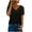 Black, variant on Tops Women's Sales Flowy Summer-Beach Lightweight Shirts Solid Elegant Ladies Tshirts Fluffy Short Sleeve Tee Fashion Sports Tops Tshirt Athletic Vintage V-Neck T-shirt Blouse Pu