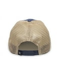 thumbnail image 2 of Outdoor Cap OC801 Pigment Dyed Cotton Twill Front Panels-Navy/Tea Stain, 2 of 8