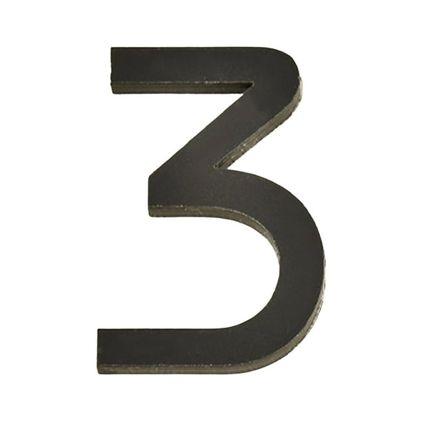 Placas de Acrílico de 10 Cm para Decoración de Pared | Números de Casa Modernos con Grabado 3D y Reverso Autoadhesivo | Fácil Instalación para Casa, Oficina o Regalo