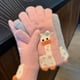 thumbnail image 4 of Guantes cálidos de dibujos animados con pantalla táctil para mujer, de invierno, gruesos, lindos, para parejas, para estudiantes, de lana tejida a prueba de frío, para montar a caballo con cinco dedos, 4 of 6