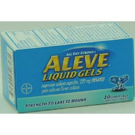 Aleve Liquid Gels, 20 ct