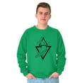 thumbnail image 5 of Triangle Whale Symbolic Spirit Animal Sweatshirt for Men or Women Brisco Brands S, 5 of 6