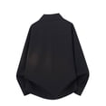 thumbnail image 5 of Ceisia Men's Oversize Turn-Down Collar Single-Pocket Cotton Long-Sleeve Shirt Gift, 5 of 5