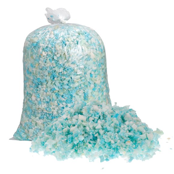 Unique Bargains Shredded Memory Foam Filling, 5 Pounds Bean Bag Filler Foam for Cushions, Sofas, Pillows and More Multi Color