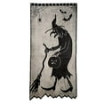 thumbnail image 1 of Halloween Decoration Skeleton Witch Bat Door Curtain Window Fringe Table Cloth, 1 of 10
