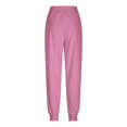 thumbnail image 5 of SRZYMJ Casual Corduroy Jogger Pants for Women Loose Elastic Waist Stretch Comfy Business Lounge Trousers with Pockets, 5 of 7