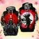 thumbnail image 2 of Sudadera con capucha con estampado 3D de samuráis para hombre, sudadera con capucha con gráfico de caballeros de armadura, sudaderas geniales de moda para niños, suéter superior Harajuku de invierno, 2 of 5